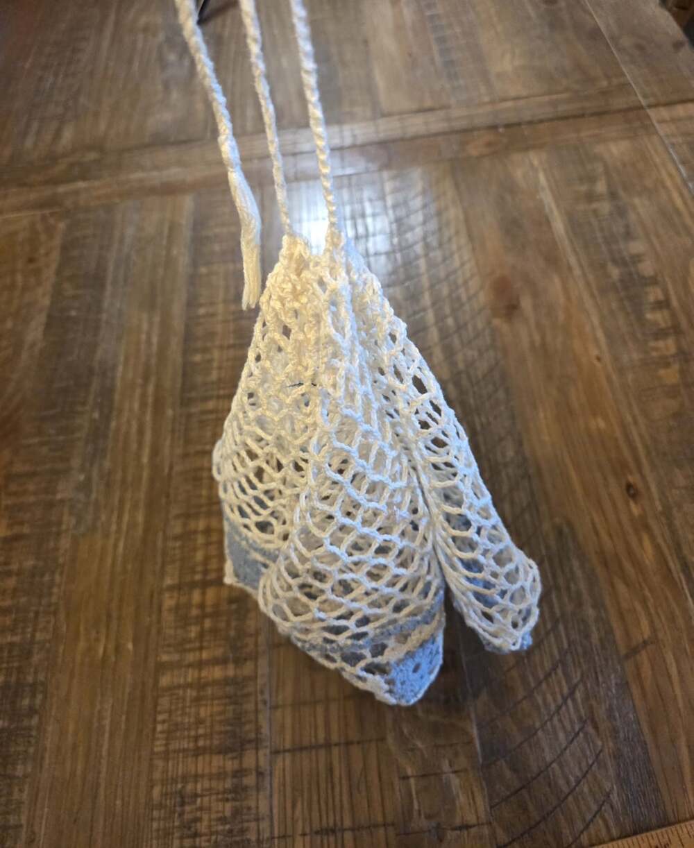Doily Drawstring Pouch - Picture 5 of 6